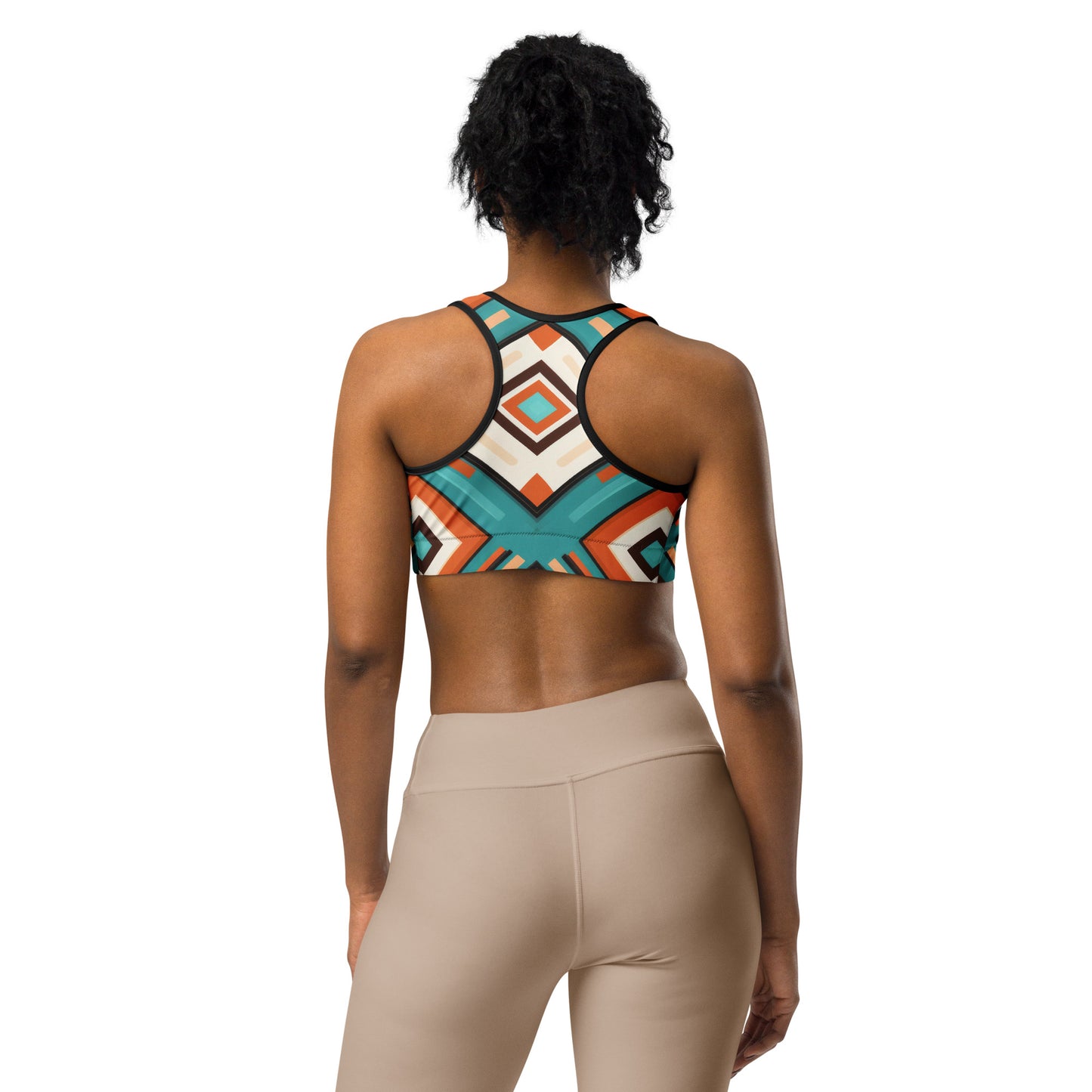 African Print Sports bra