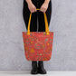 African Print Tote bag