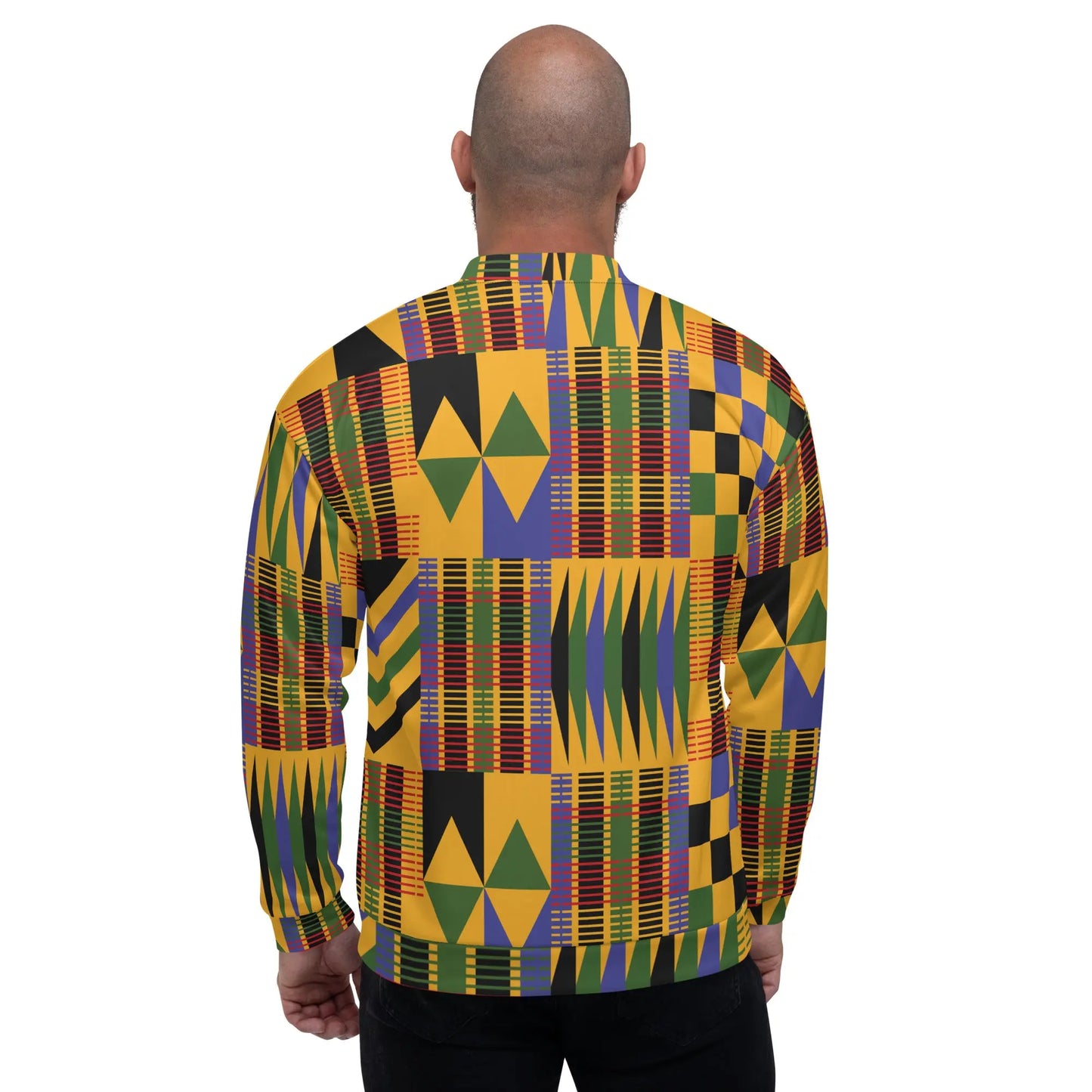 Unisex Bomber Jacket Funky African