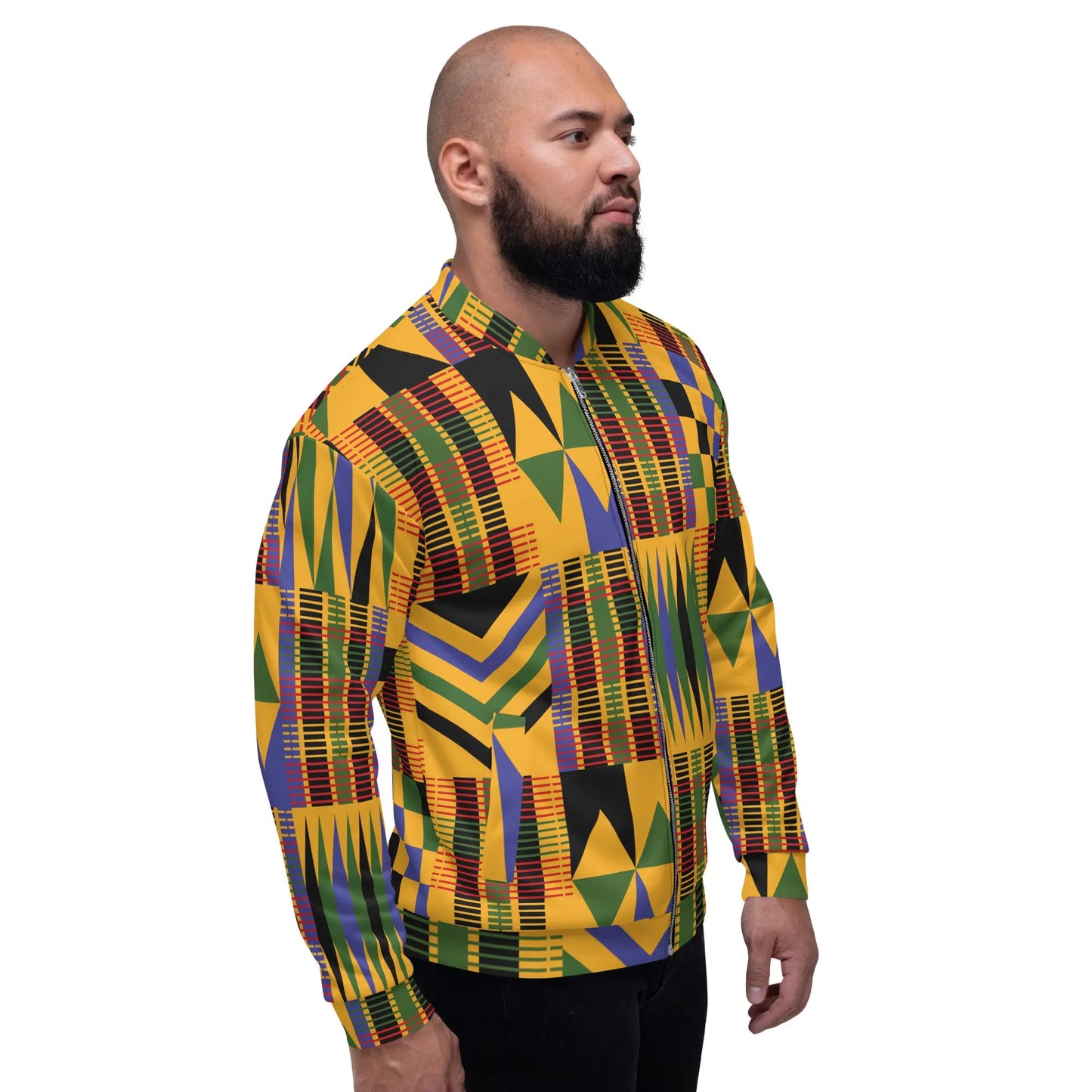 Unisex Bomber Jacket Funky African