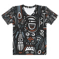 African Print Women's T-shirt Funky African