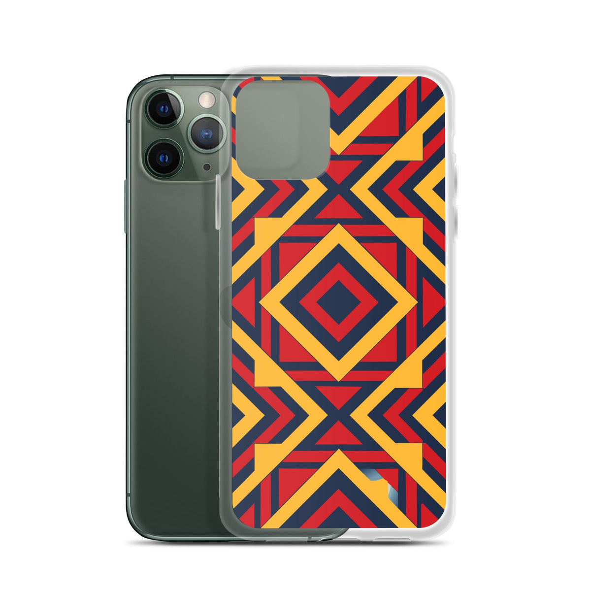 Clear Case for iPhone® Funky African