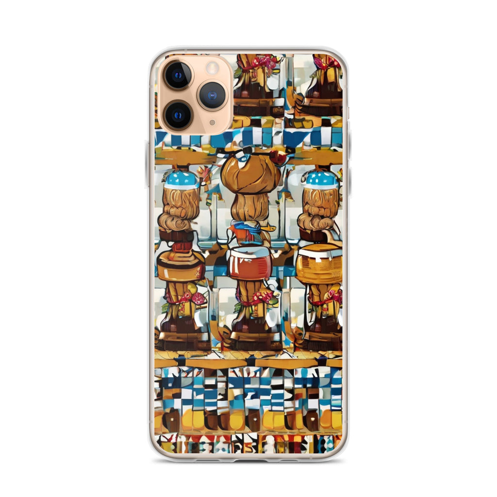 Clear Case for iPhone® Funky African