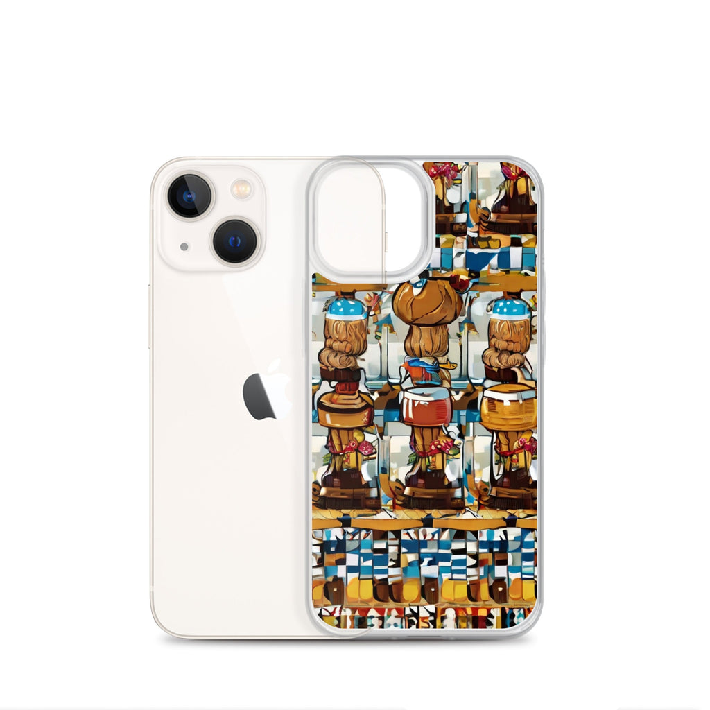 Clear Case for iPhone® Funky African