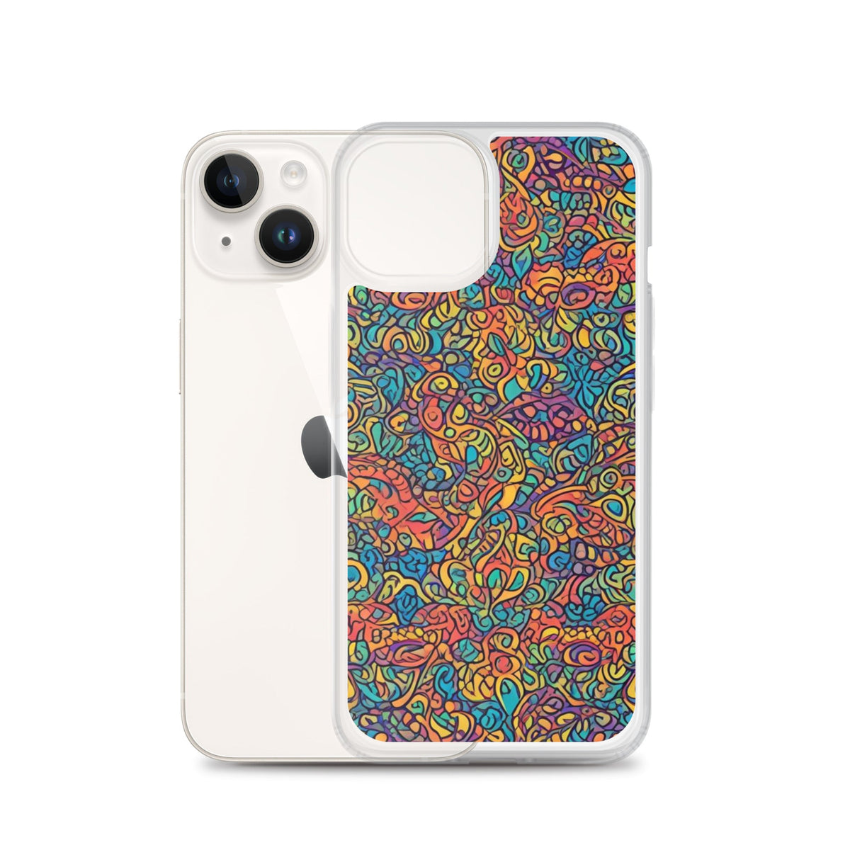 Clear Case for iPhone® Funky African