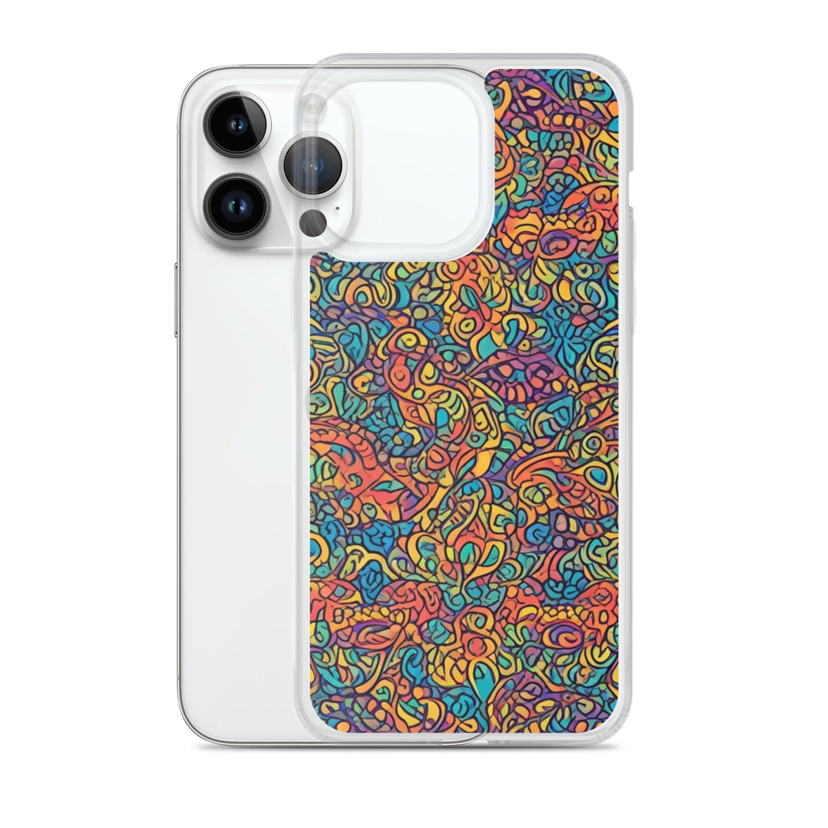 Clear Case for iPhone® Funky African