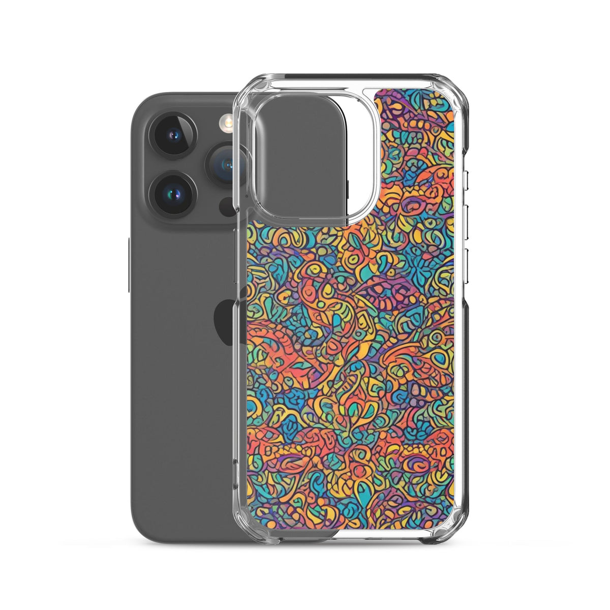 Clear Case for iPhone® Funky African