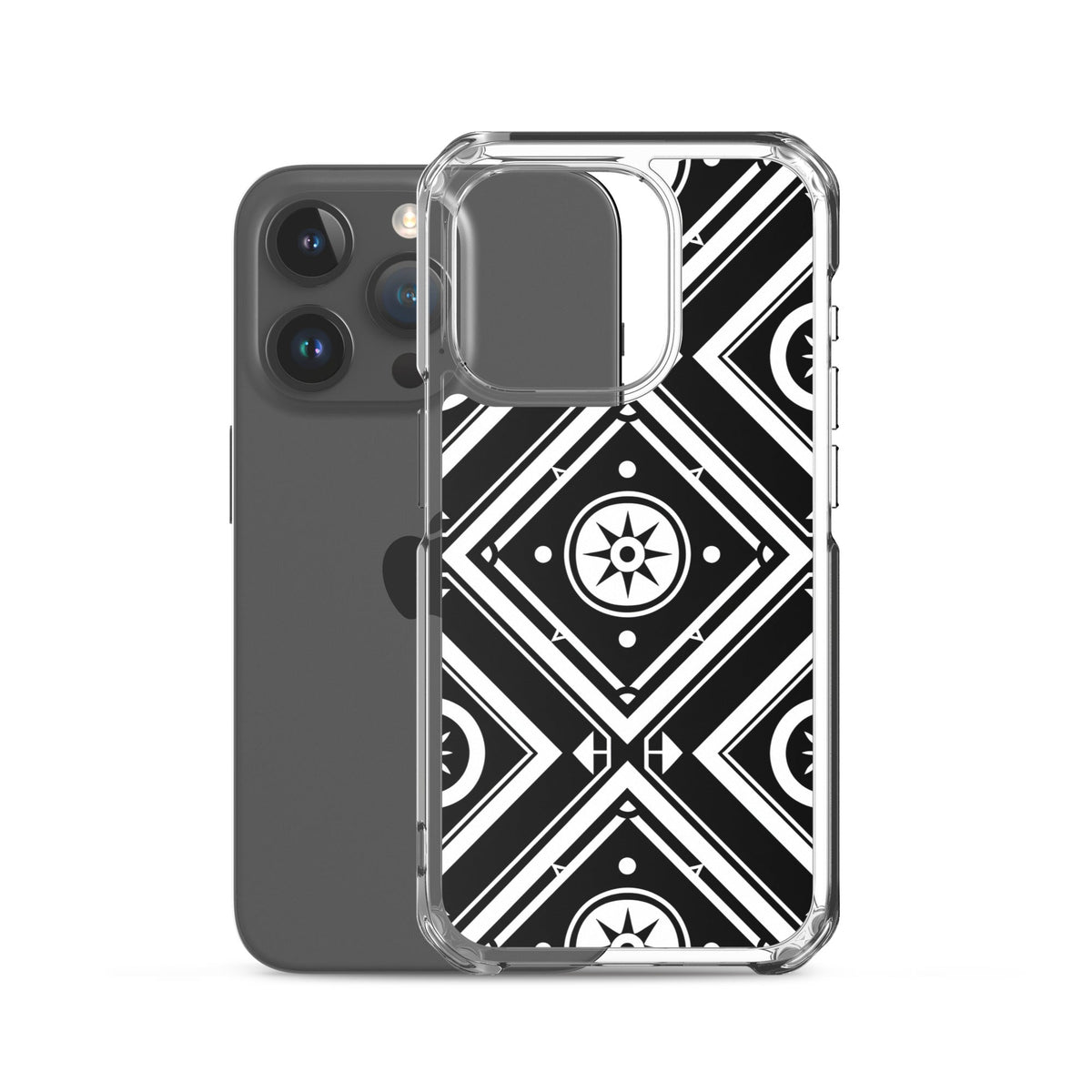 Clear Case for iPhone® Funky African