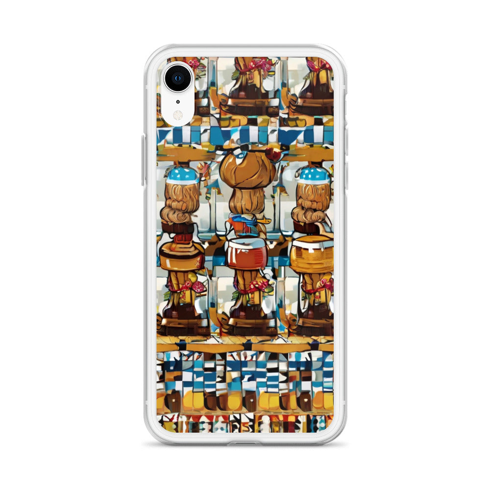 Clear Case for iPhone® Funky African