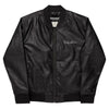 Funky African Leather Bomber Jacket