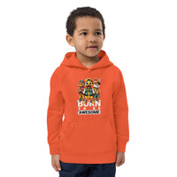Born to be Awesome Kids eco hoodie