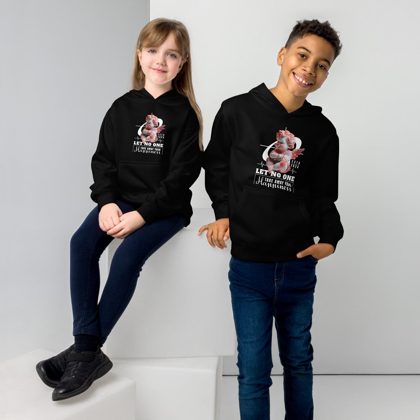 Happiness Kids fleece hoodie