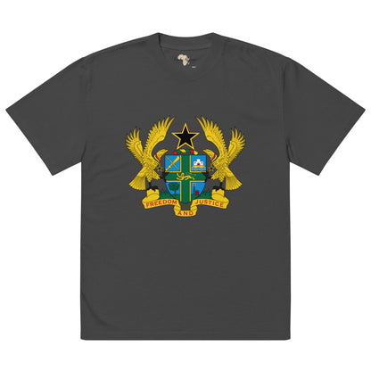 Ghana Emblem Oversized faded t-shirt