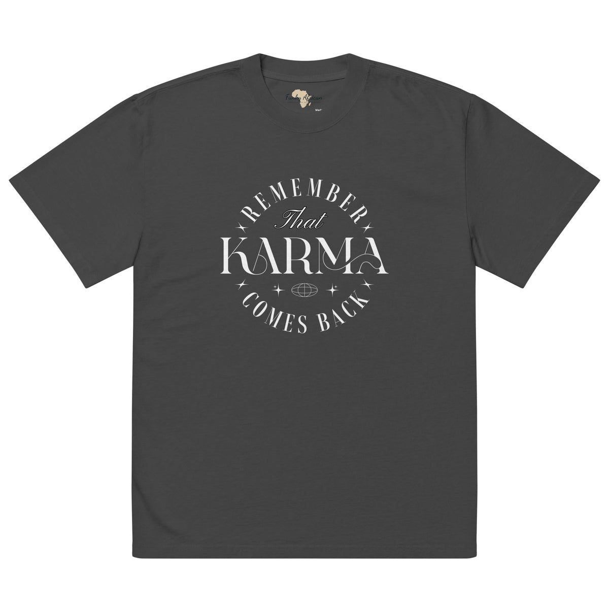 Karma Oversized faded t-shirt Funky African