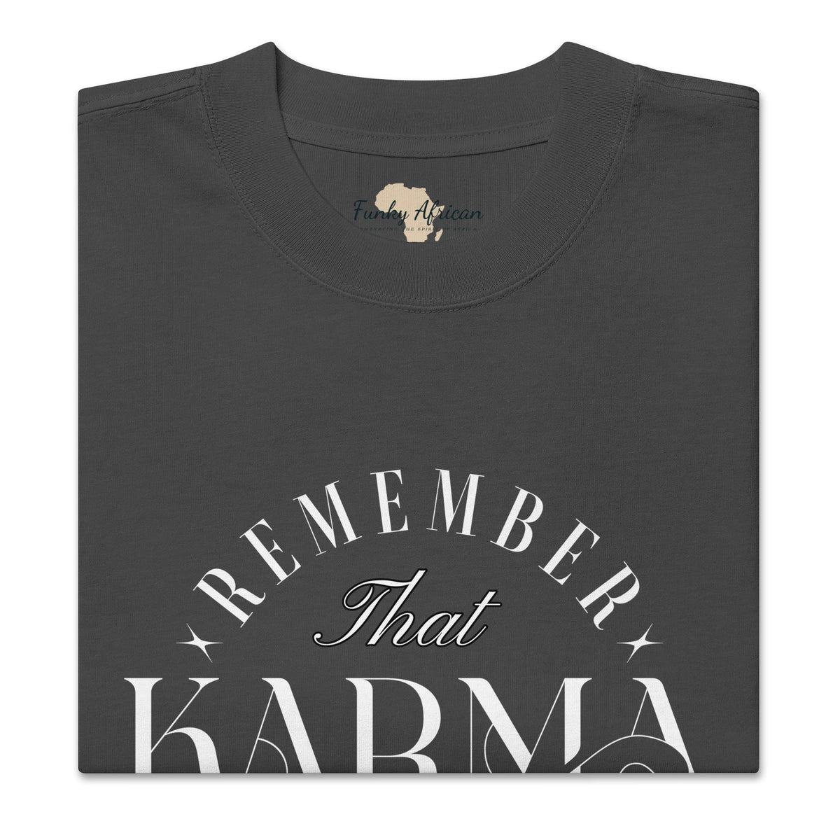 Karma Oversized faded t-shirt Funky African