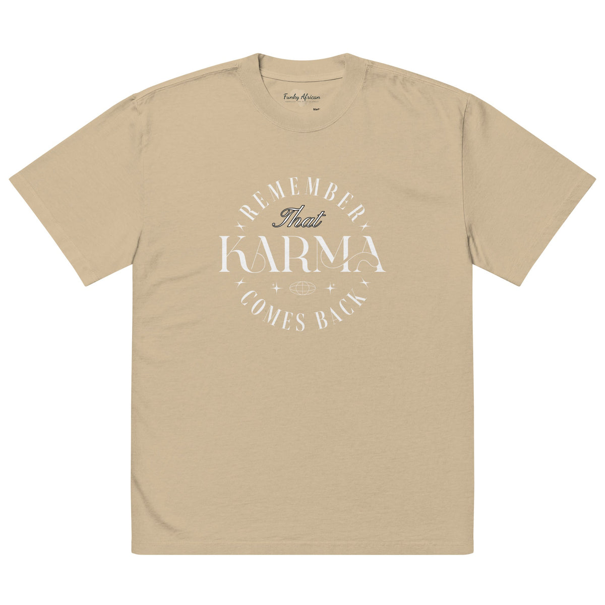 Karma Oversized faded t-shirt Funky African