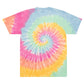 3D Embroidered Oversized tie-dye t-shirt