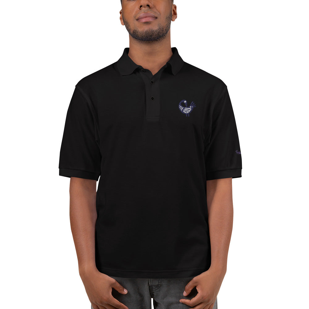 Adinkra - Sankofa Men's Premium Polo Funky African
