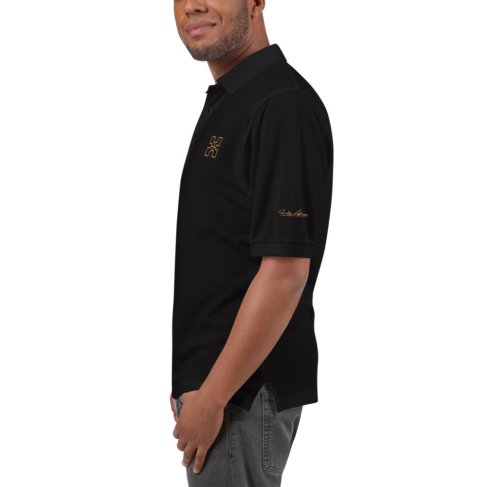 Adinkra - Genuineness Men's Premium Polo Funky African