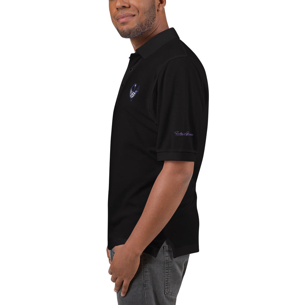Adinkra - Sankofa Men's Premium Polo Funky African