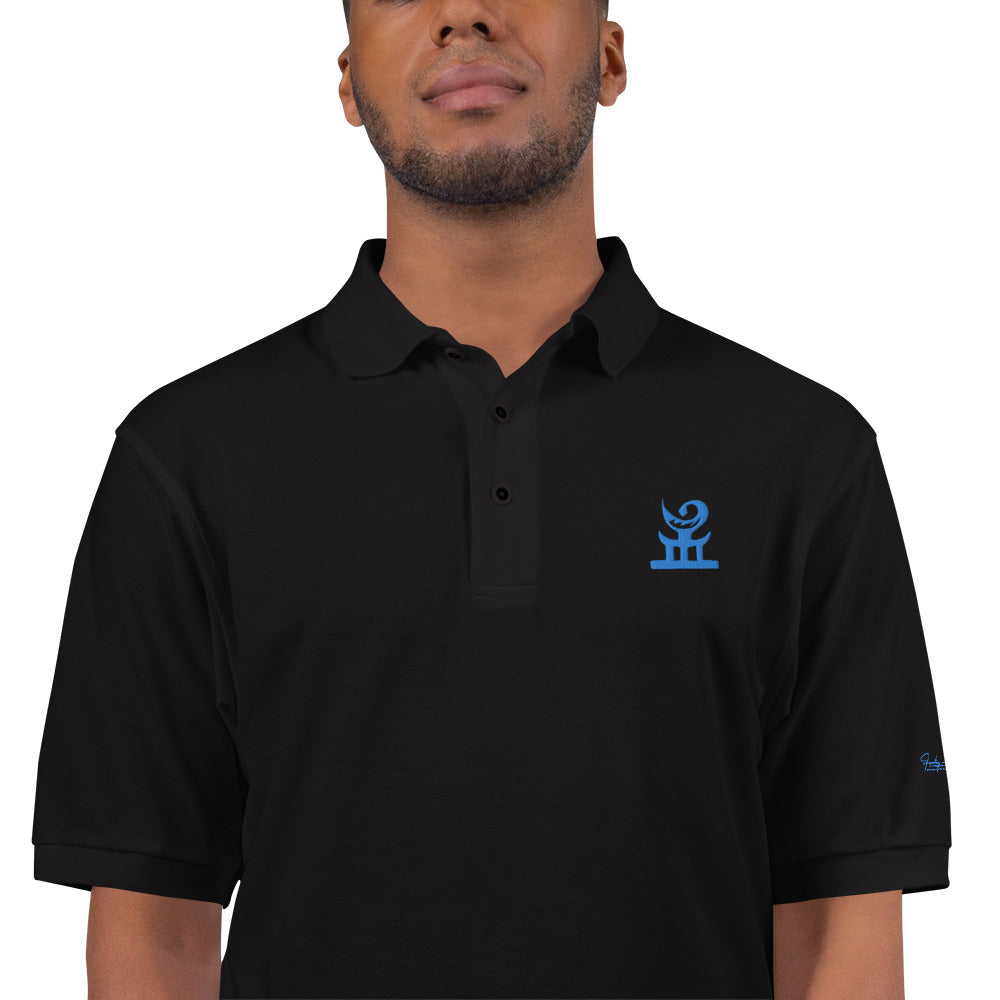 Adinkra - Remember Me Men's Premium Polo Funky African