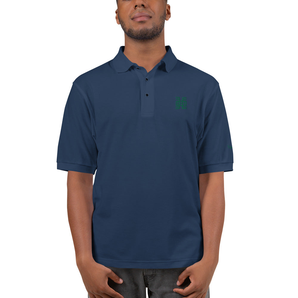 Adinkra - Life Long Education Men's Premium Polo Funky African