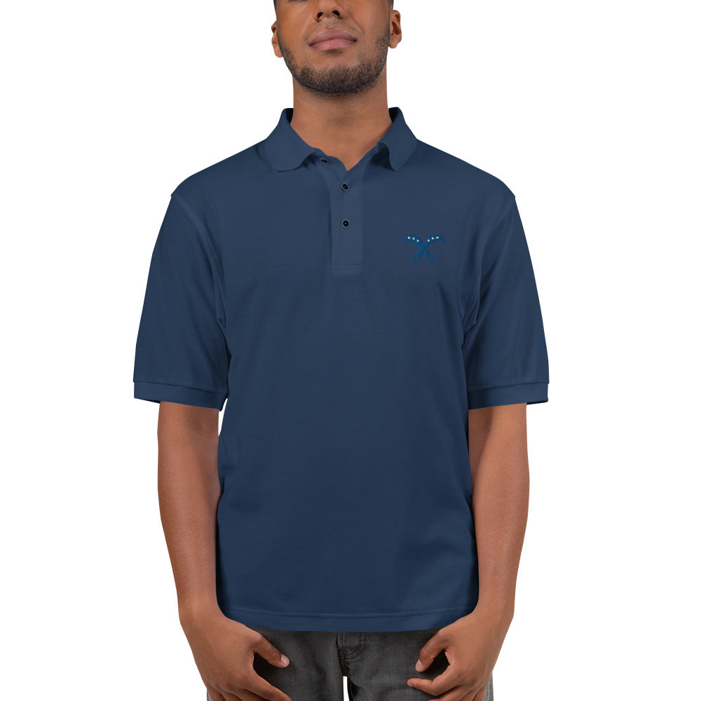 Adinkra - Sword of War(Courage) Men's Premium Polo Funky African