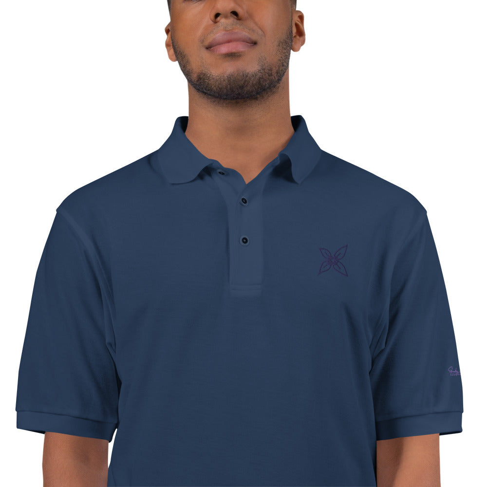 Adinkra - Supremacy Men's Premium Polo Funky African