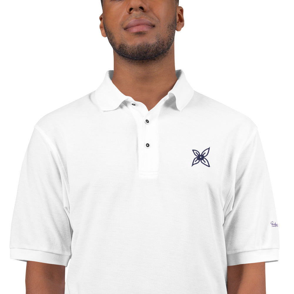 Adinkra - Supremacy Men's Premium Polo Funky African
