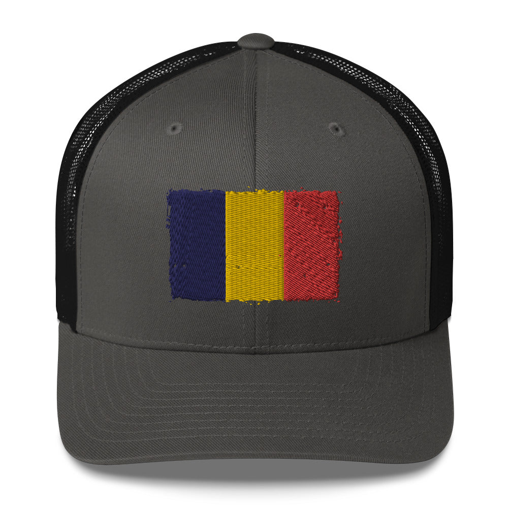 Chad 3D Embroidery Trucker Cap Funky African