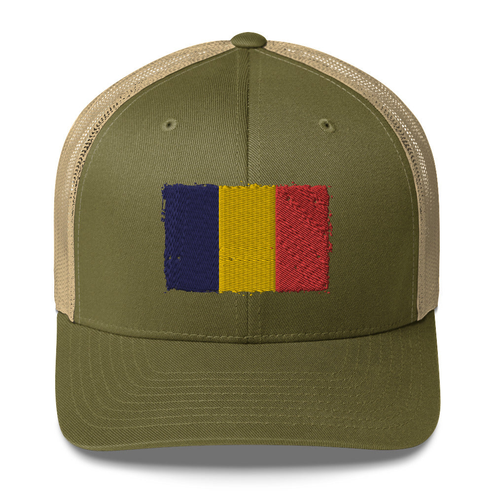 Chad 3D Embroidery Trucker Cap Funky African