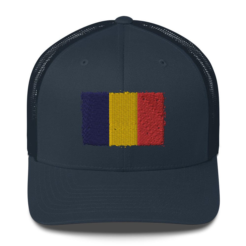 Chad 3D Embroidery Trucker Cap Funky African