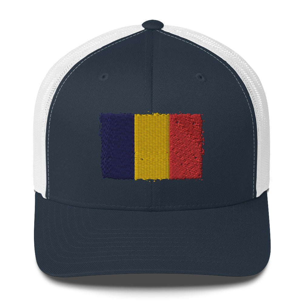 Chad 3D Embroidery Trucker Cap Funky African