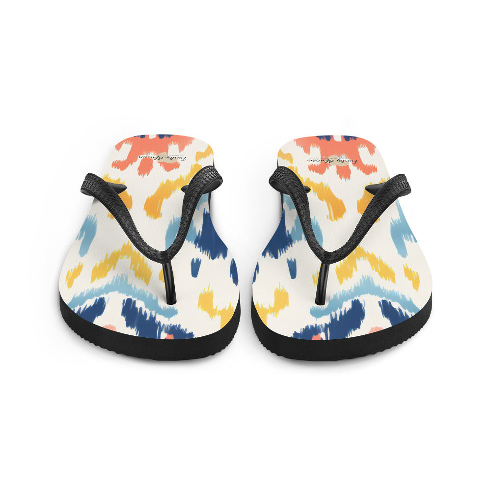 African Print Flip-Flops Funky African