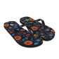 African Print Flip-Flops