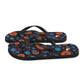 African Print Flip-Flops