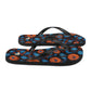 African Print Flip-Flops