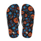 African Print Flip-Flops