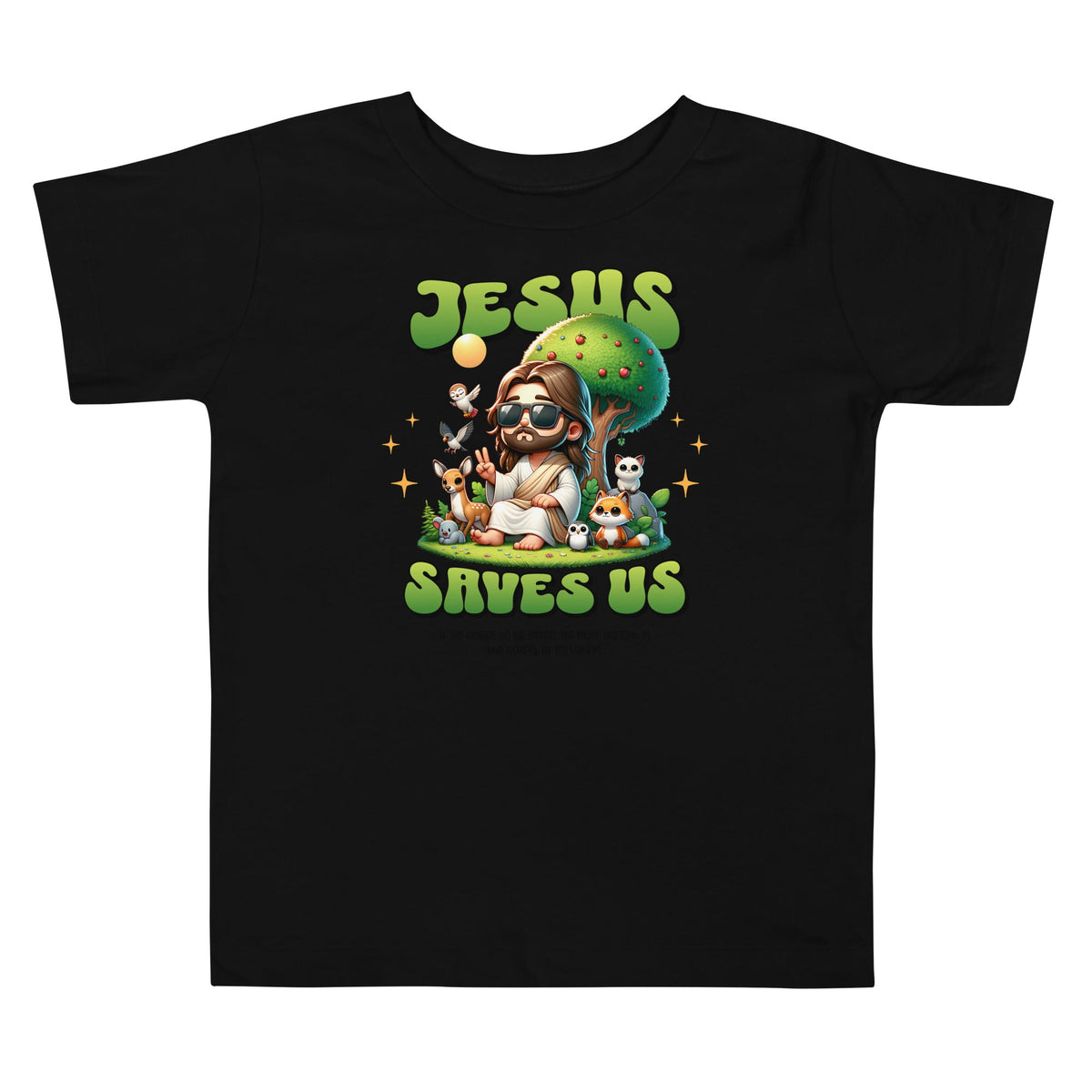 Jesus saves Toddler Tee Funky African
