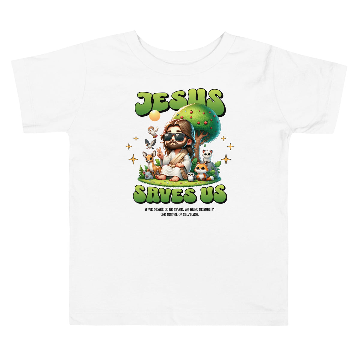 Jesus saves Toddler Tee Funky African