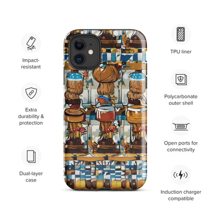 African Print Tough Case for iPhone®
