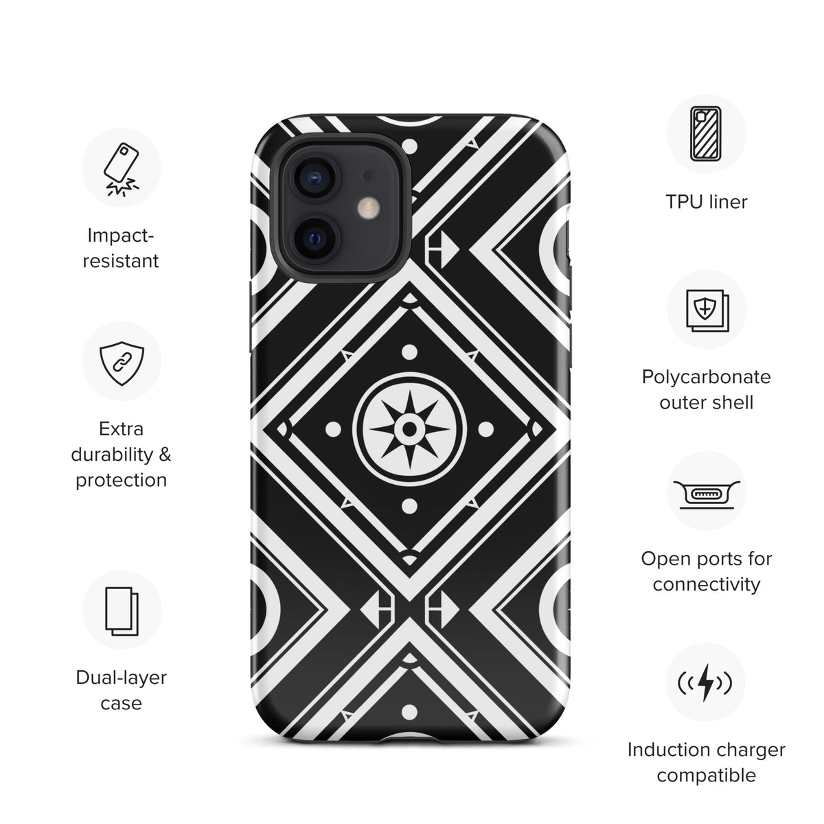 Tough Case for iPhone® Funky African
