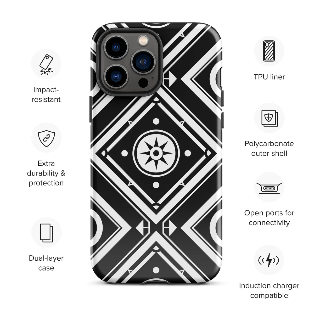 Tough Case for iPhone® Funky African