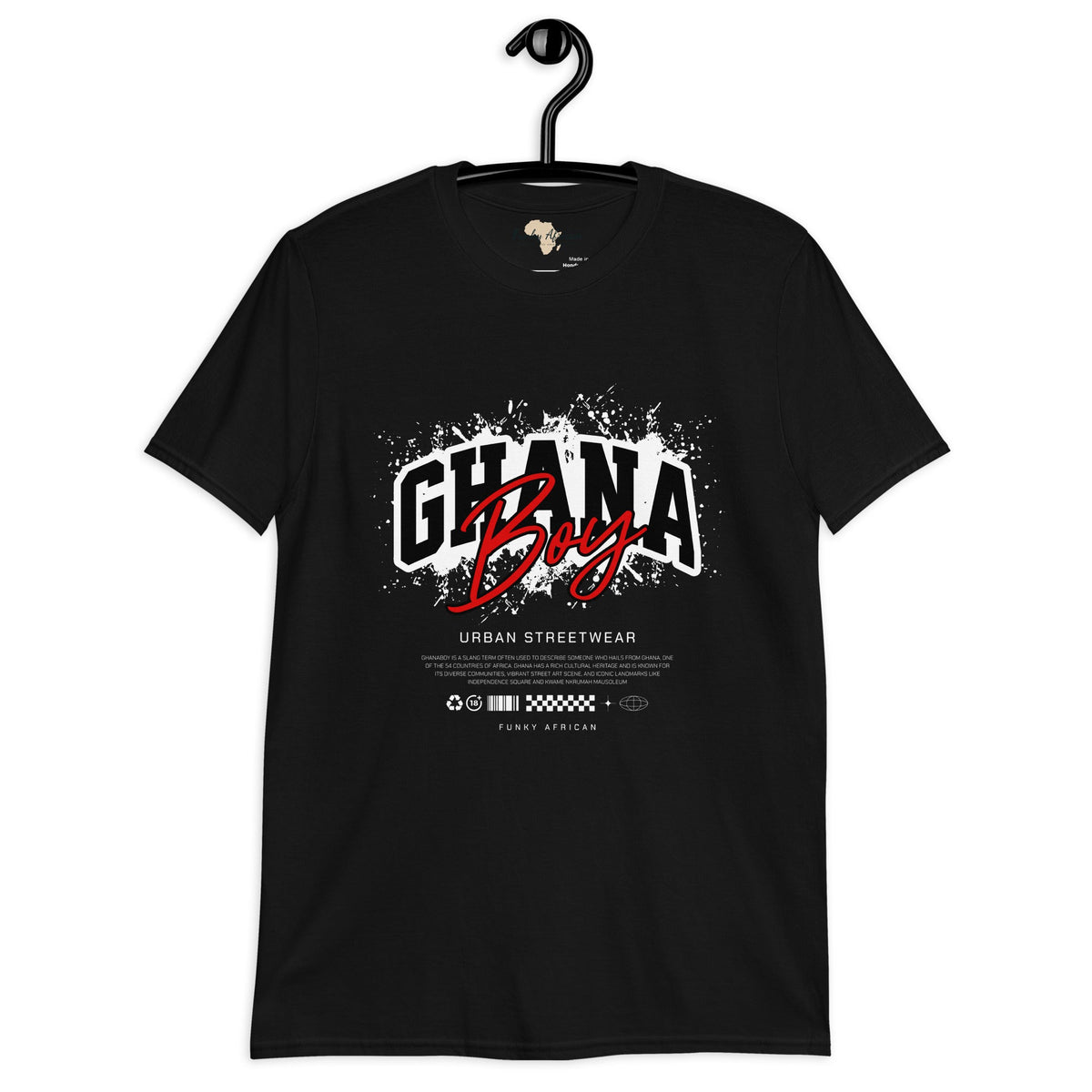 Ghana boy unisex tee Funky African