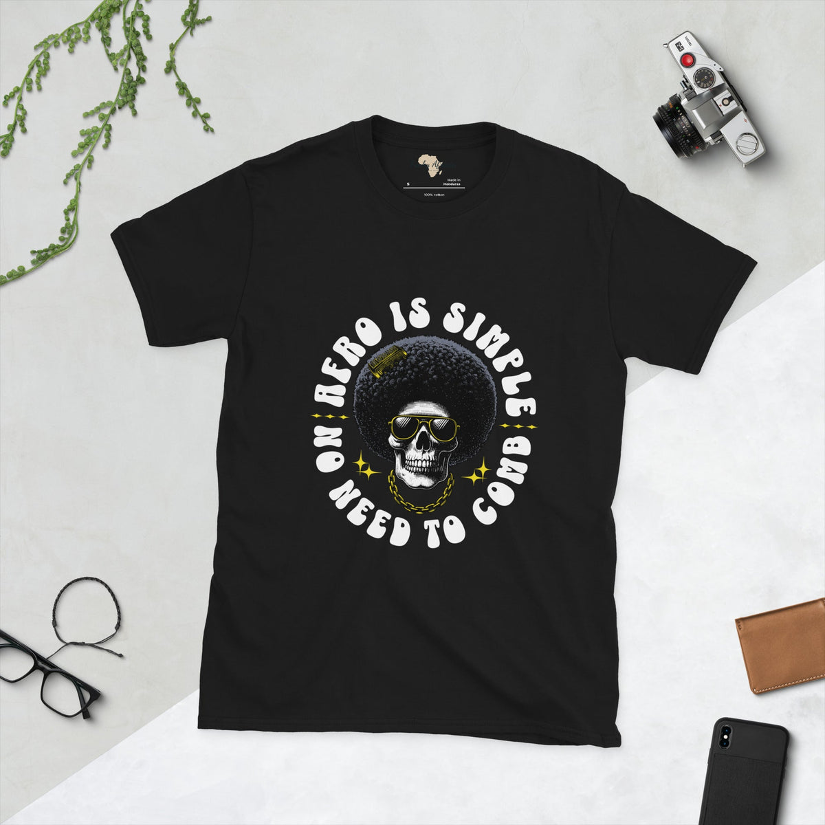 Afro is simple unisex tee Funky African