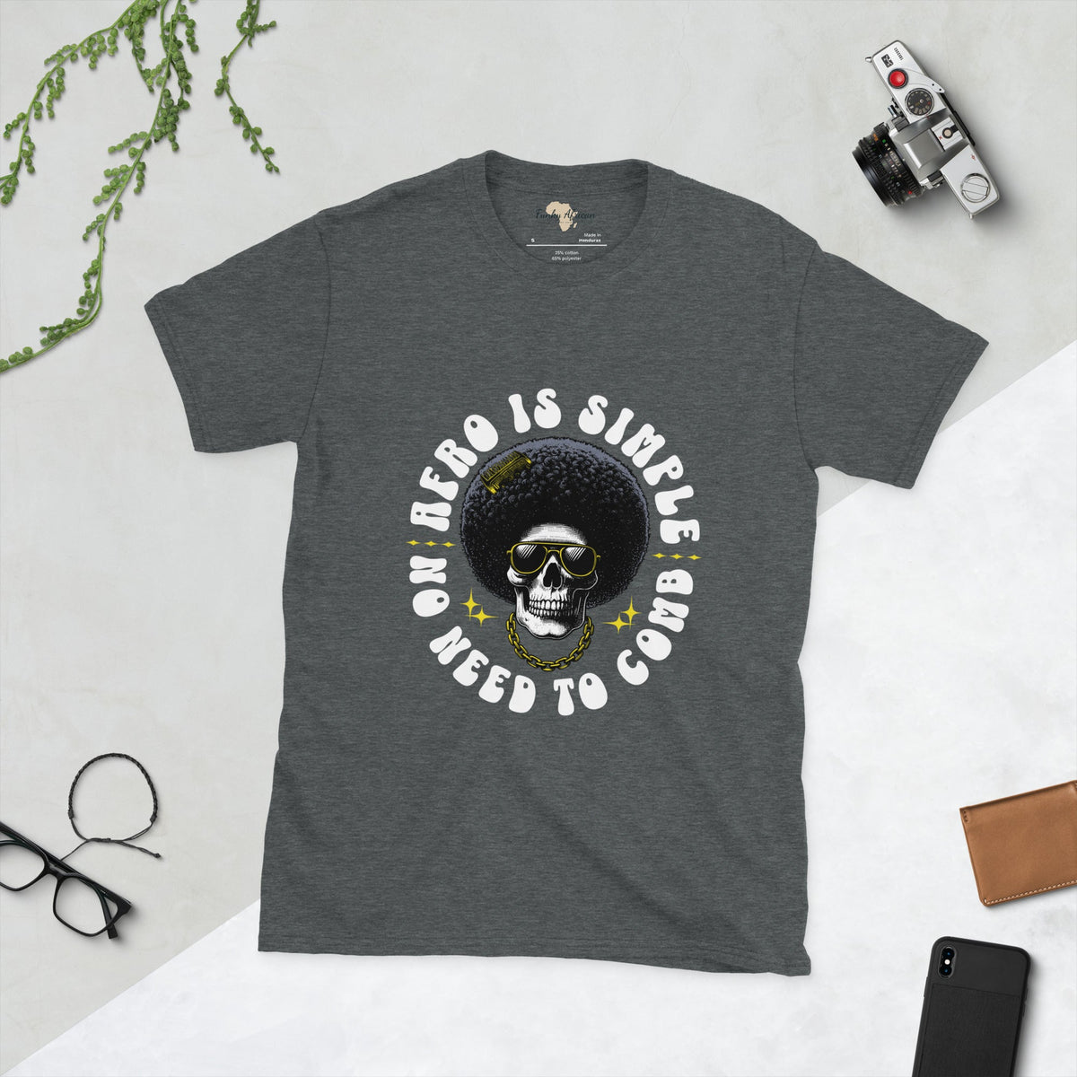 Afro is simple unisex tee Funky African