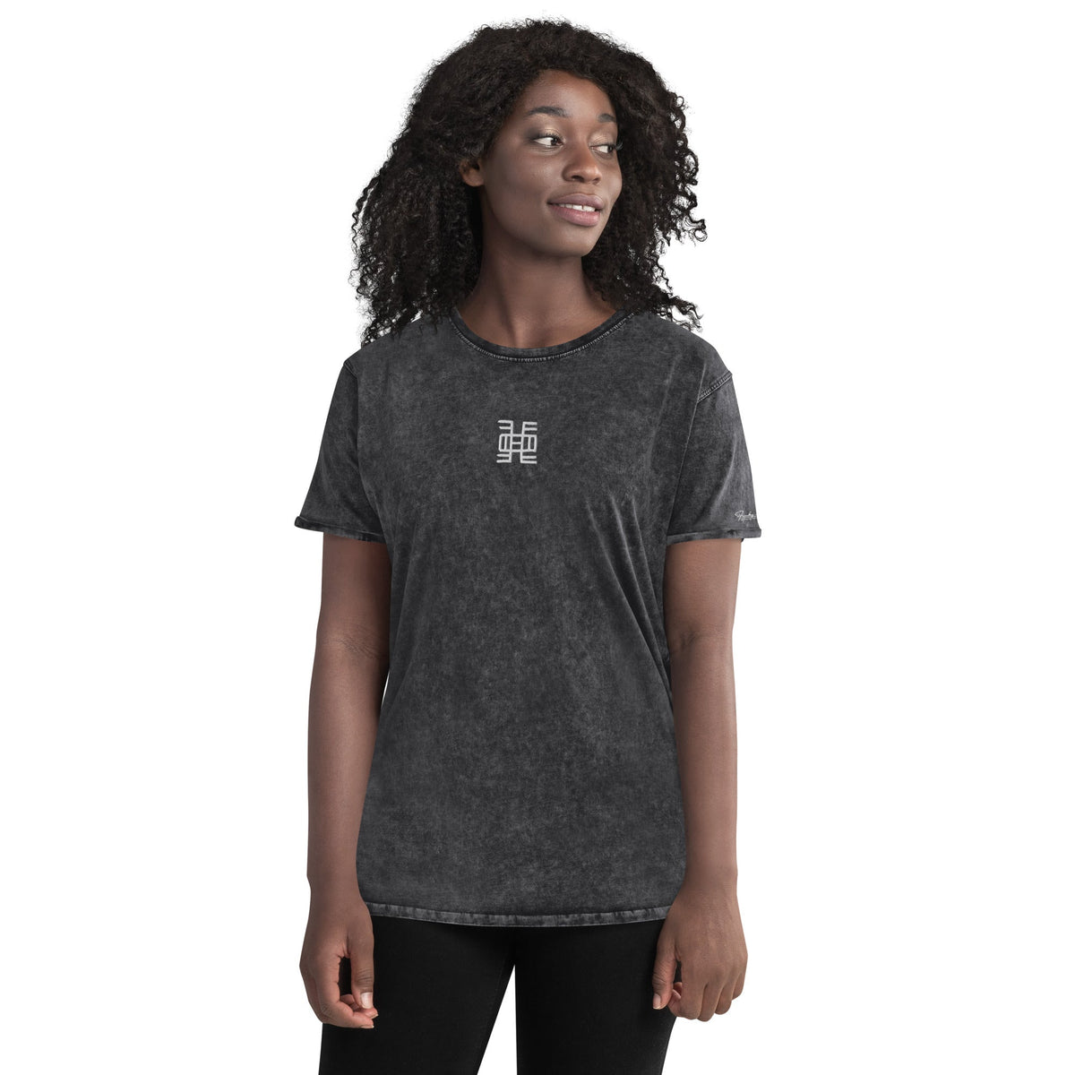Gye Nyame Denim T-Shirt Funky African