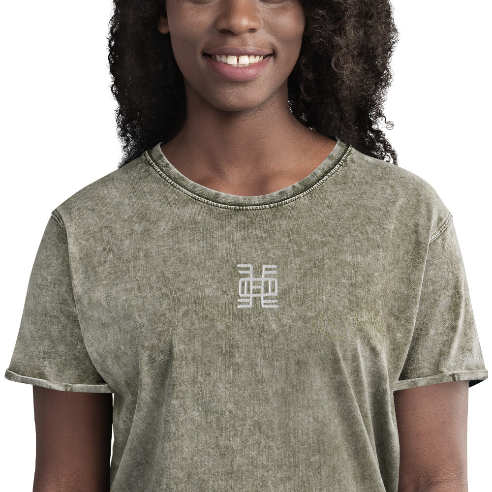 Gye Nyame Denim T-Shirt Funky African