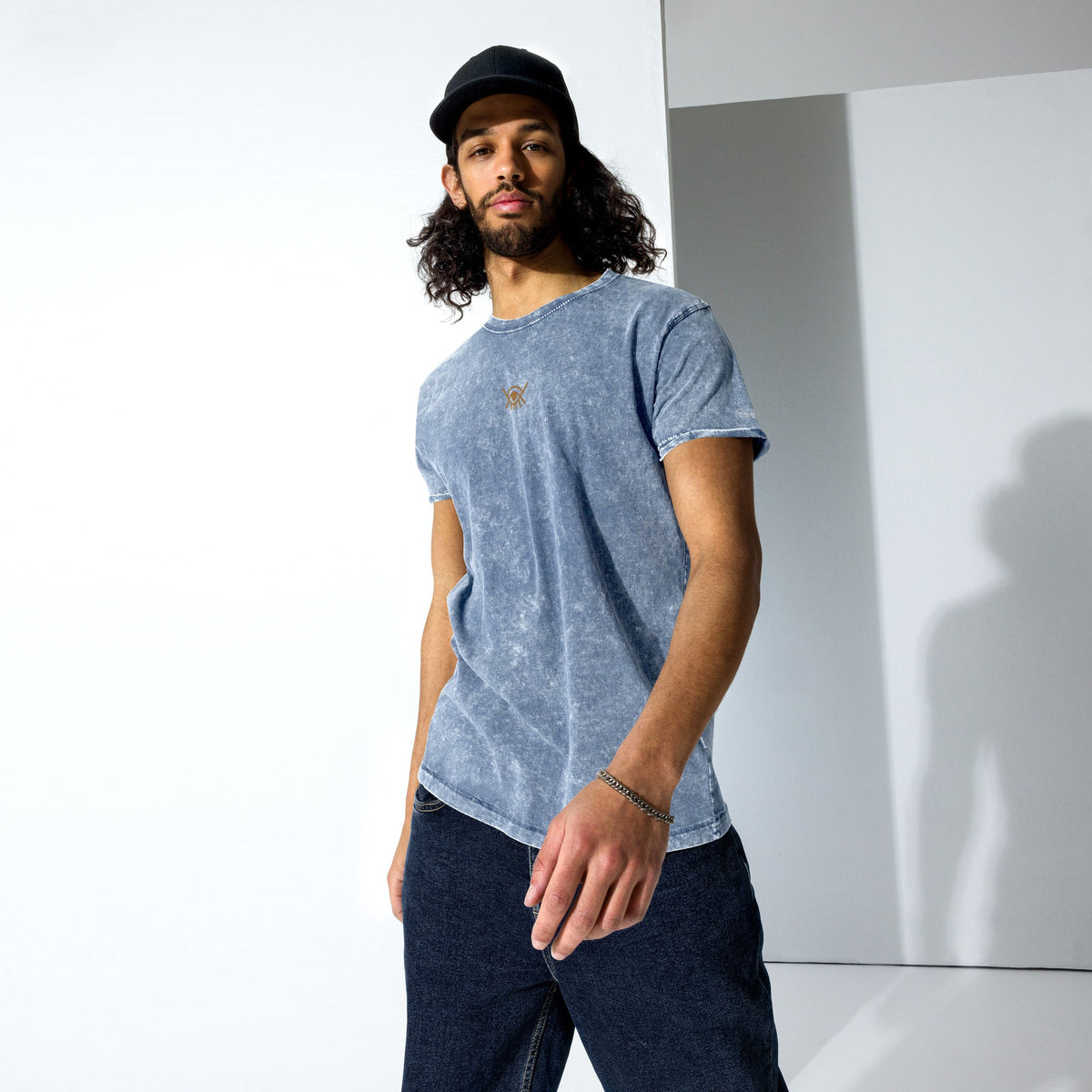 Gye Nyame Denim T-Shirt Funky African