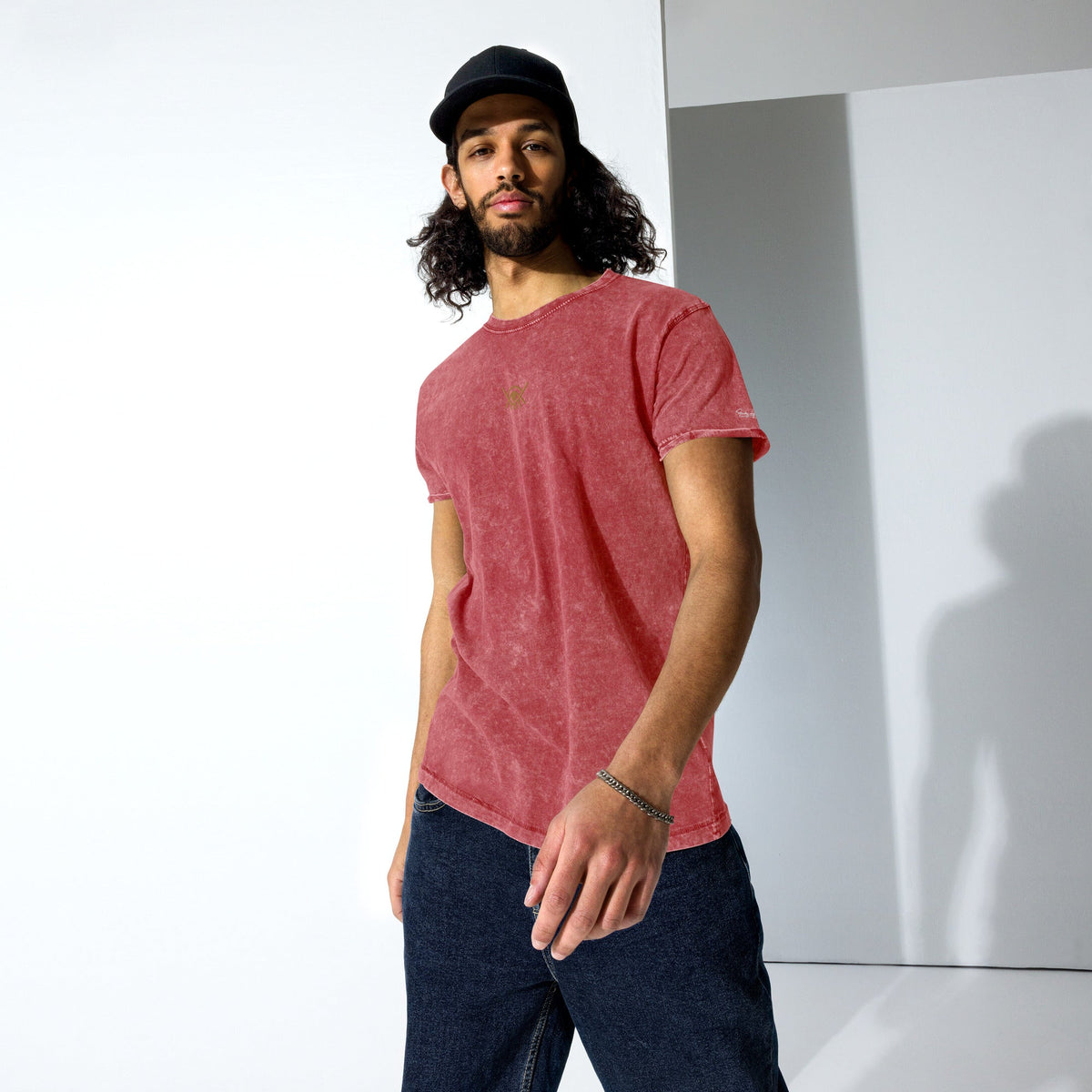 Gye Nyame Denim T-Shirt Funky African